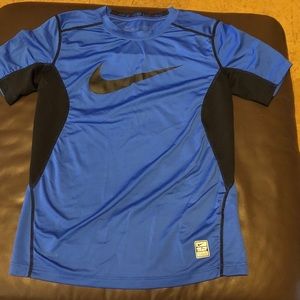Boys Nike pro combat dri fit shirt